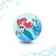 Handmade Pine Wood Ariel & Sea Creatures Knob for Kids Furniture